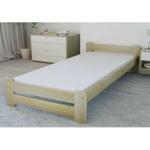 Vyvýšená masívna posteľ Euro 80x200 cm Ořech
